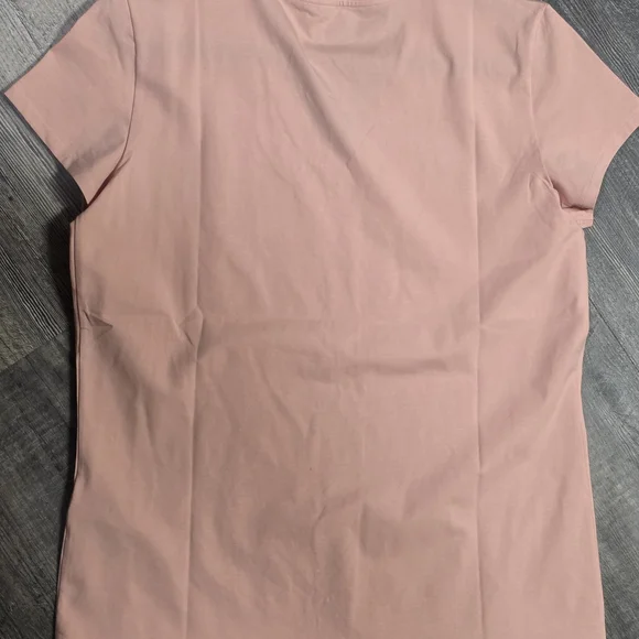 Armani Exchange Women's Pink V-Neck Top - Picture 4 of 4